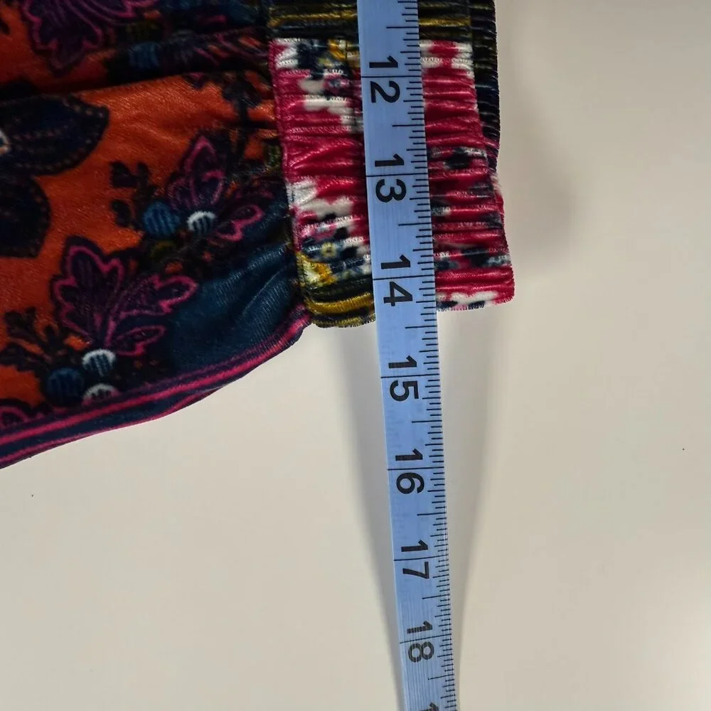 Anthropologie by Anthropologie Velvet Zadie Sleep Lounge Pants Multi Color S